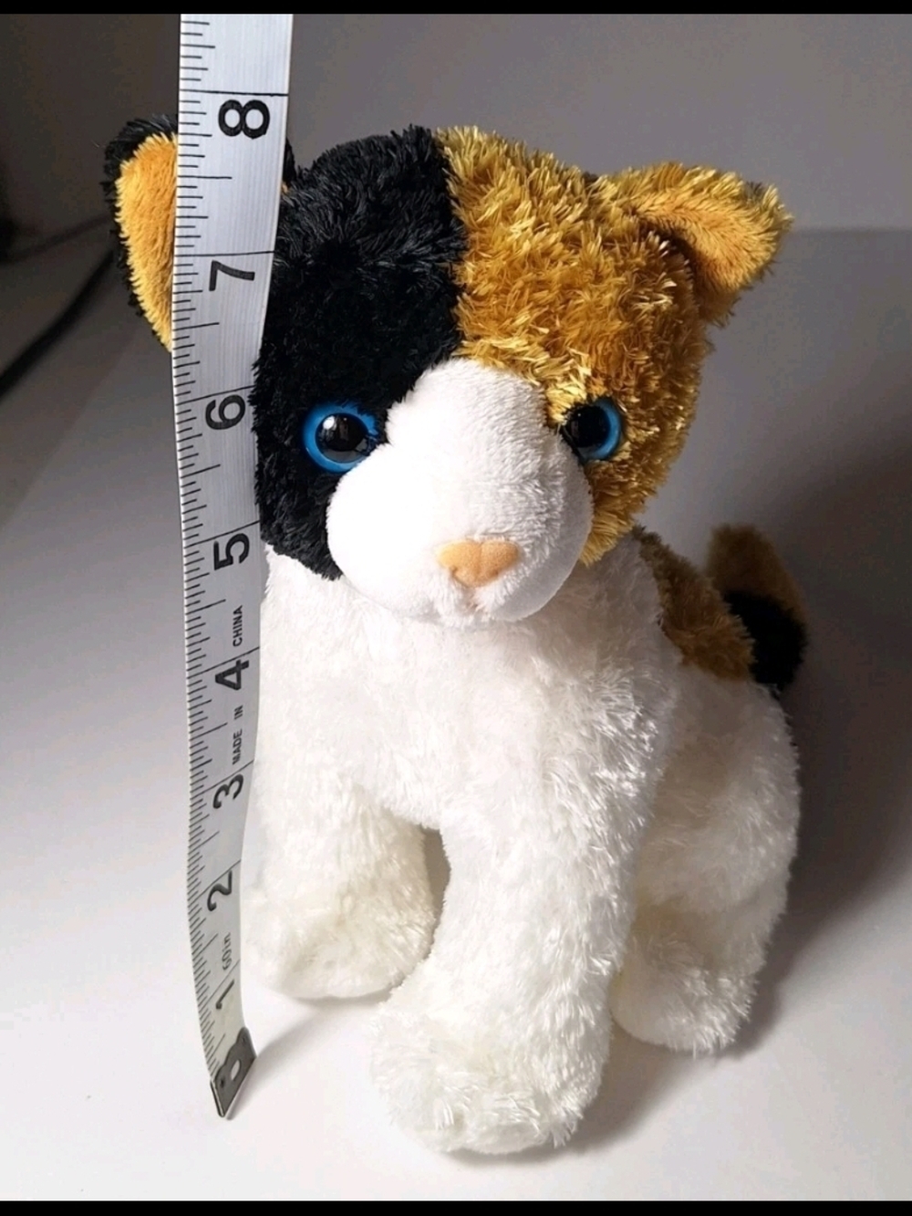 CALICO CAT LIBBY LU MY FANCY DIVA FRIEND - 8" pretty blue eyes no boa - Picture 8 of 8